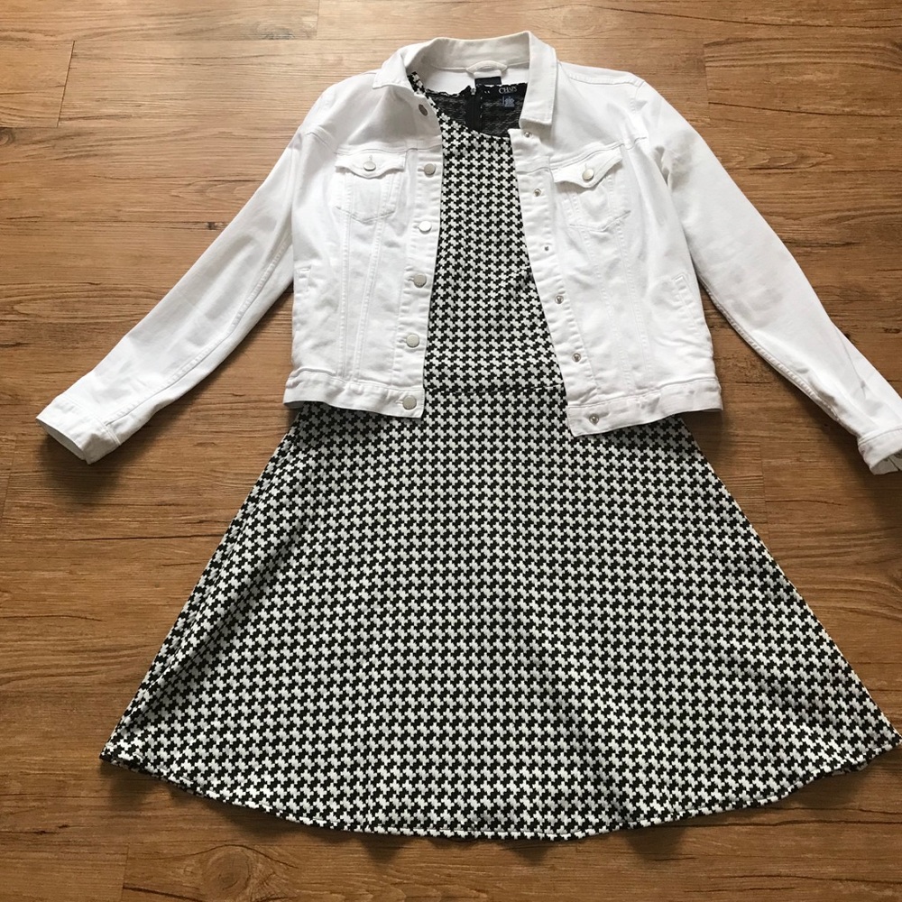 Chaps dress, size 12.